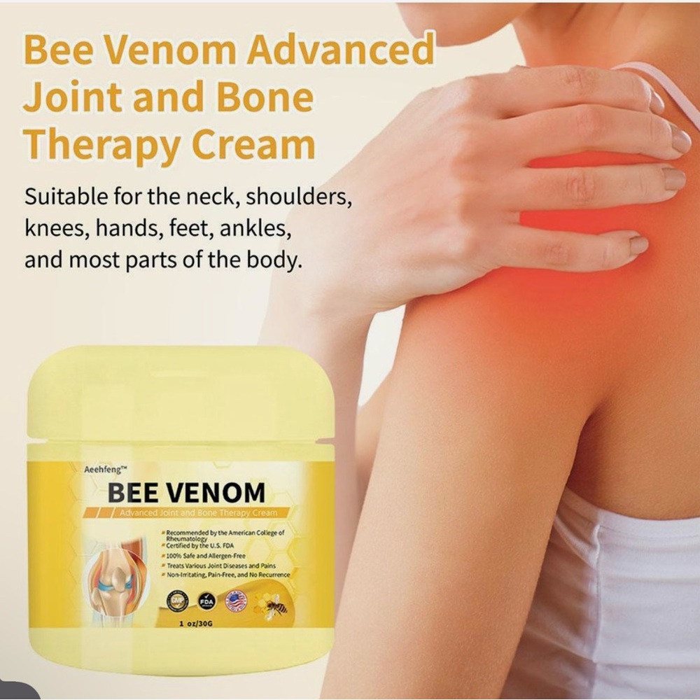 NIB ‘BEE VENOM’ Therapeutic Cream For Advanced Joint & Bone Therapy - Picture 9 of 14